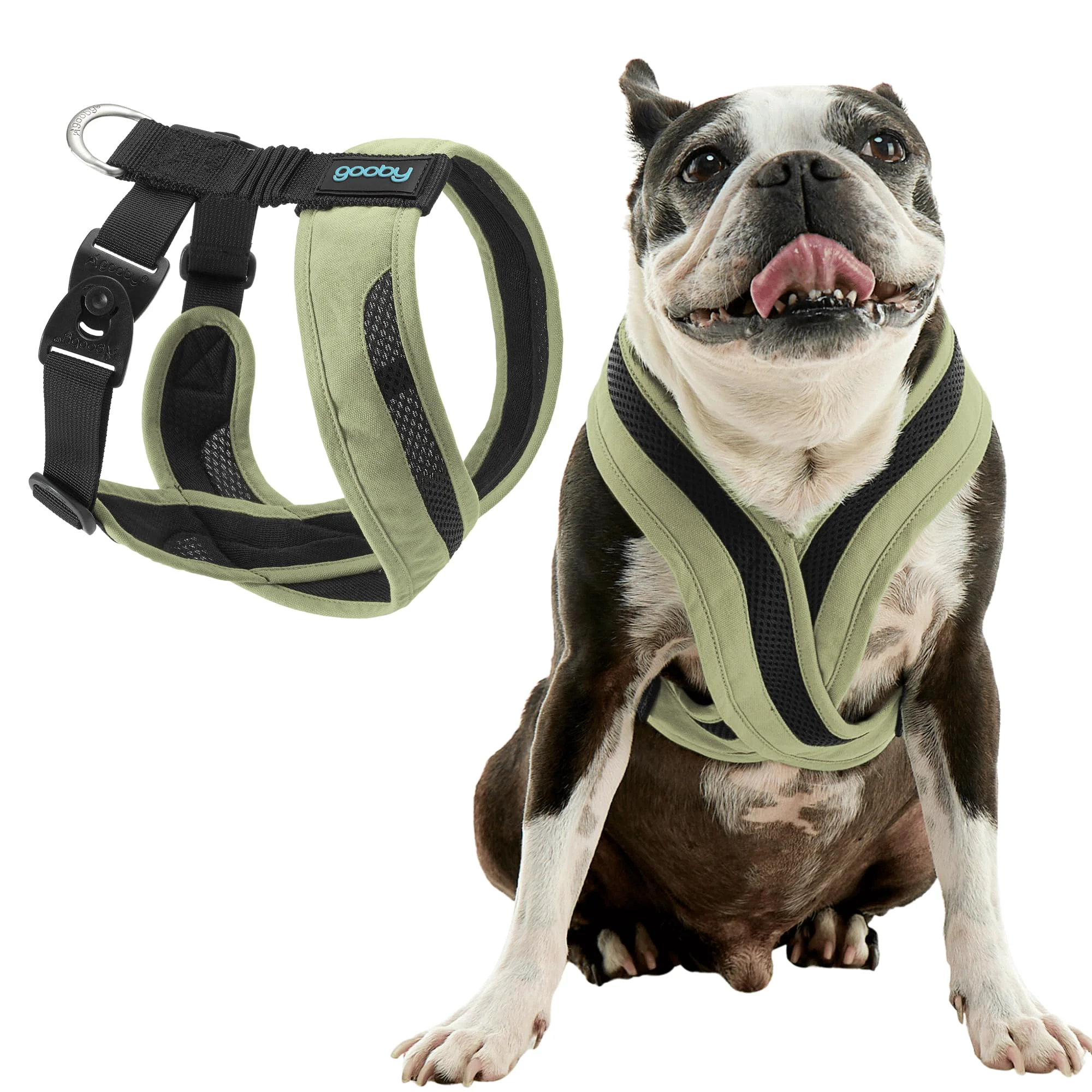 Consistent Gooby Comfort X One Dog Harness - Small Portland Green Escape- Choke- Luxury