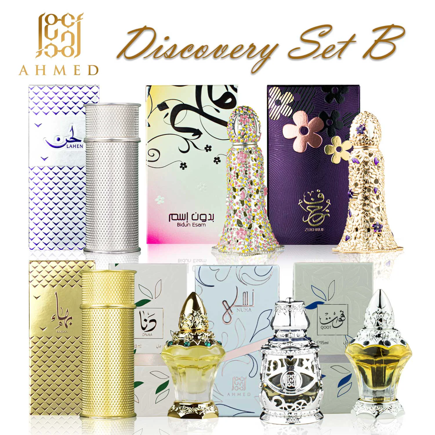 Minimalist Al Maghribi Oil Perfumes Set-B Fine Crafted