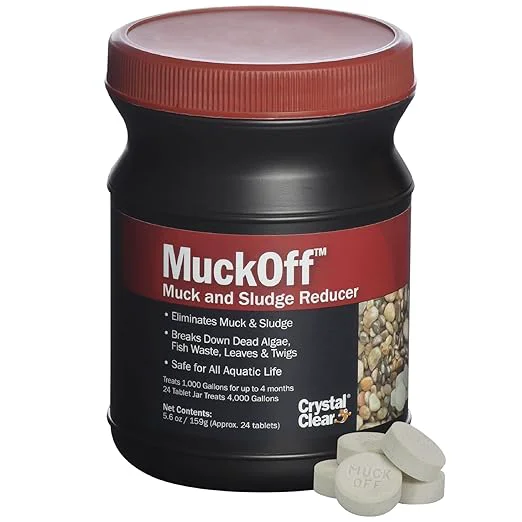 Advanced CrystalClear MuckOff Natural Pond Muck Treatment Water Garden Fountain Trendy