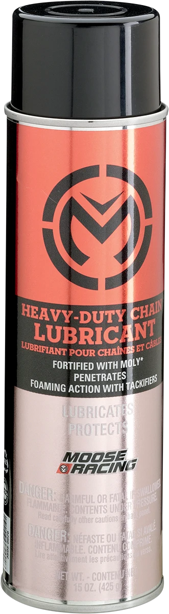 Versatile MOOSE RACING HD Chain Lube - 15 oz. net wt. - Aerosol MALCHD241215 High-Quality