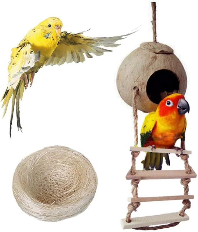 Lightweight PINVNBY Coconut Bird Nest Hut Traditional