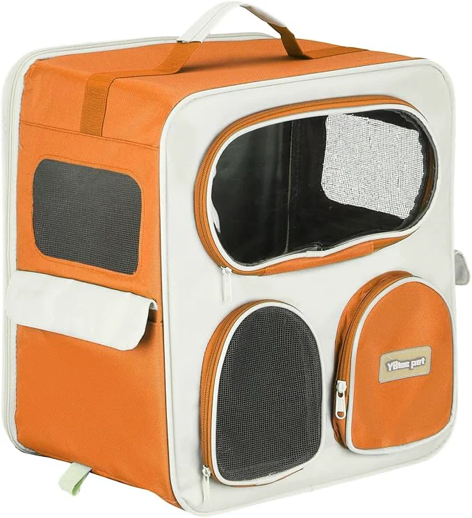 User-Friendly Pet Backpack Carrier Portable and Ventilated Nylon Dogs Cats and Small Carefully Designed