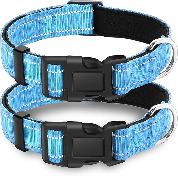 Casual 2 Pack Reflective Dog Collar Convenient