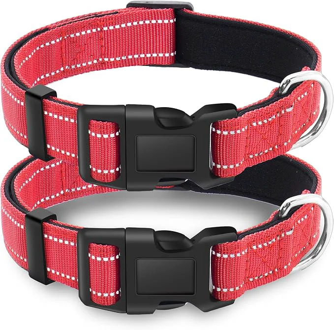 Eco-Friendly 2 Pack Reflective Dog Collar Elite