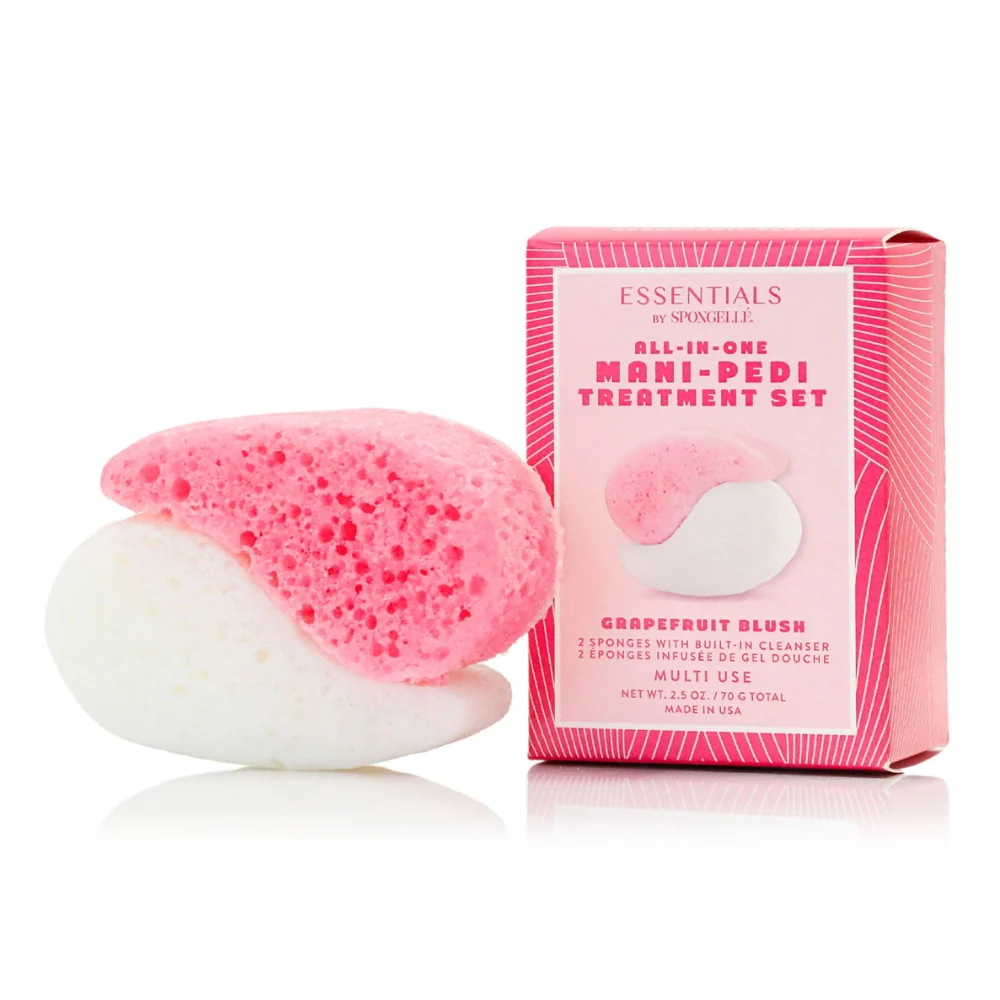 World-Class Grapefruit Blush Mani-Pedi Treatment Set Essentials Detailed