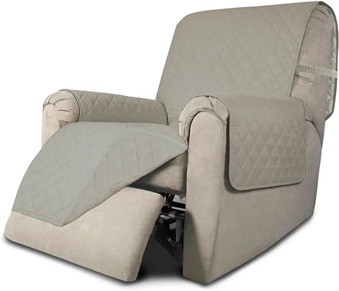 Artisan Easy-Going Recliner Chair Slipcover Reversible Sofa Cover Water Resistant Couch Cover Furniture Protector with Elastic Straps for Pets Dog Recliner Beige Beige About ThisOverview Trendy