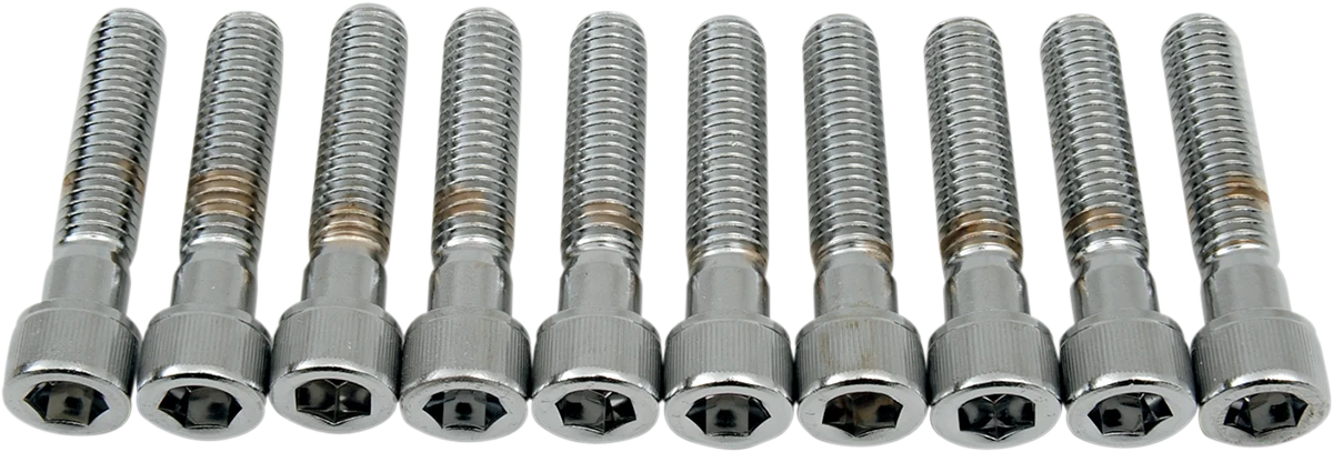 Original DRAG SPECIALTIES Bolts - Socket-Head - Knurled - 3 8-16 x 1-3 4 MPB241 Original Design