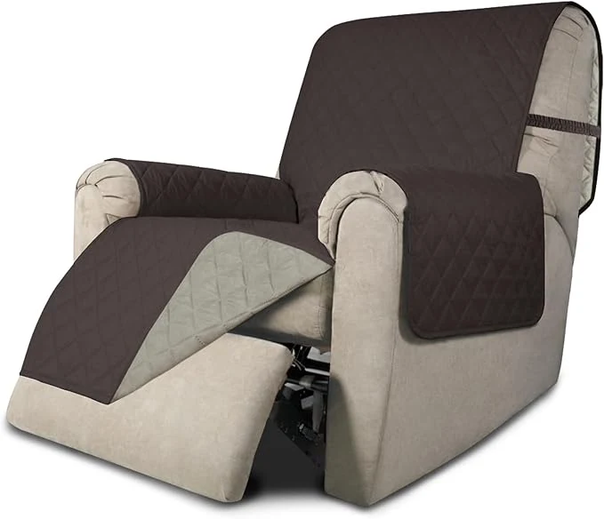 Advanced Easy-Going Recliner Chair Slipcover Reversible Sofa Cover Water Resistant Couch Cover Furniture Protector with Elastic Straps for Pets Dog Recliner 22 inch Chocolate Beige About ThisOverview Professional