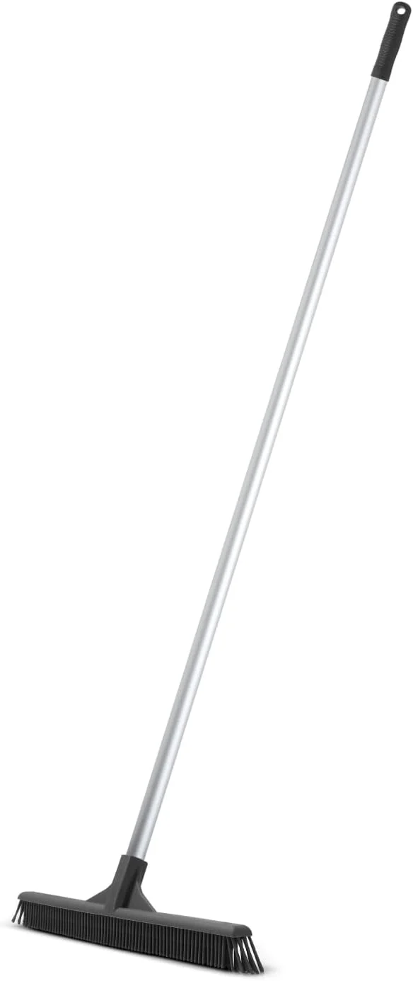 Lightweight Superio 16 Pet Hair Remover Silicone Broom - Carpet Rake for Fur Removal - Rug Rake to Fluff Carpet – for Dust on Hardwood Floor Tile – Rinse to CleanAbout ThisOverview Functional