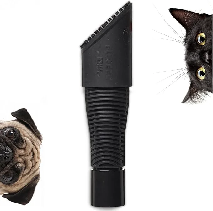 Versatile Fur-EEL Pet Hair Removal Tool for Car Home Universal Vacuum Attachment for Dog Cat Hair Fits 1-1 4 or 1-3 8 Hoses Lint Remover with Soft Rubber Bristles Easy to Clean ReuseAbout This Sophisticated