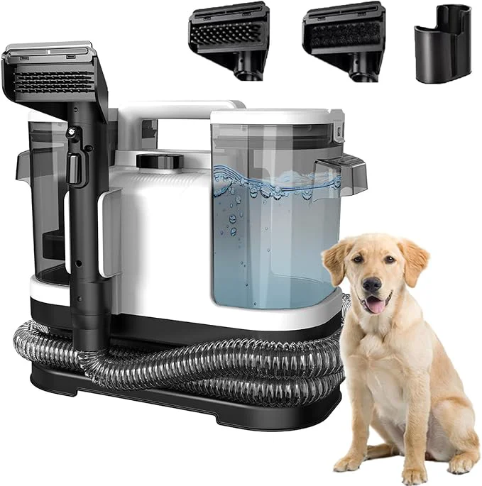 Fine Carpet Cleaner Machine 18Kpa Powerful Suction Spot Cleaner Pet Stain Remover Self-cleaning Large Dual Water Tank Deep Cleaning for Carpet Area Rugs Upholstery Cars H6About ThisOverview Certified