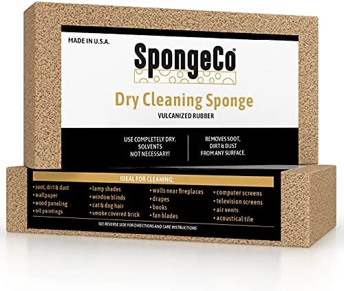Recyclable Dry Cleaning Soot Eraser 72 Pack - Pet Hair Smoke Dust and Dirt Remover Chem 72-3x6x3 4 About ThisOverview Luxury