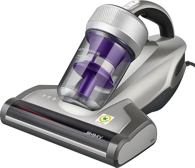 Environmentally Friendly Jimmy Mattress Vacuum Cleaner Anti-allergen Bed Vacuum Cleaner with UV-C Light High Heating Tech 14Kpa Suction 480W Powerful Handheld Vacuums for Dust Pet Hair JV35 Corded About ThisOverview Eco-Friendly