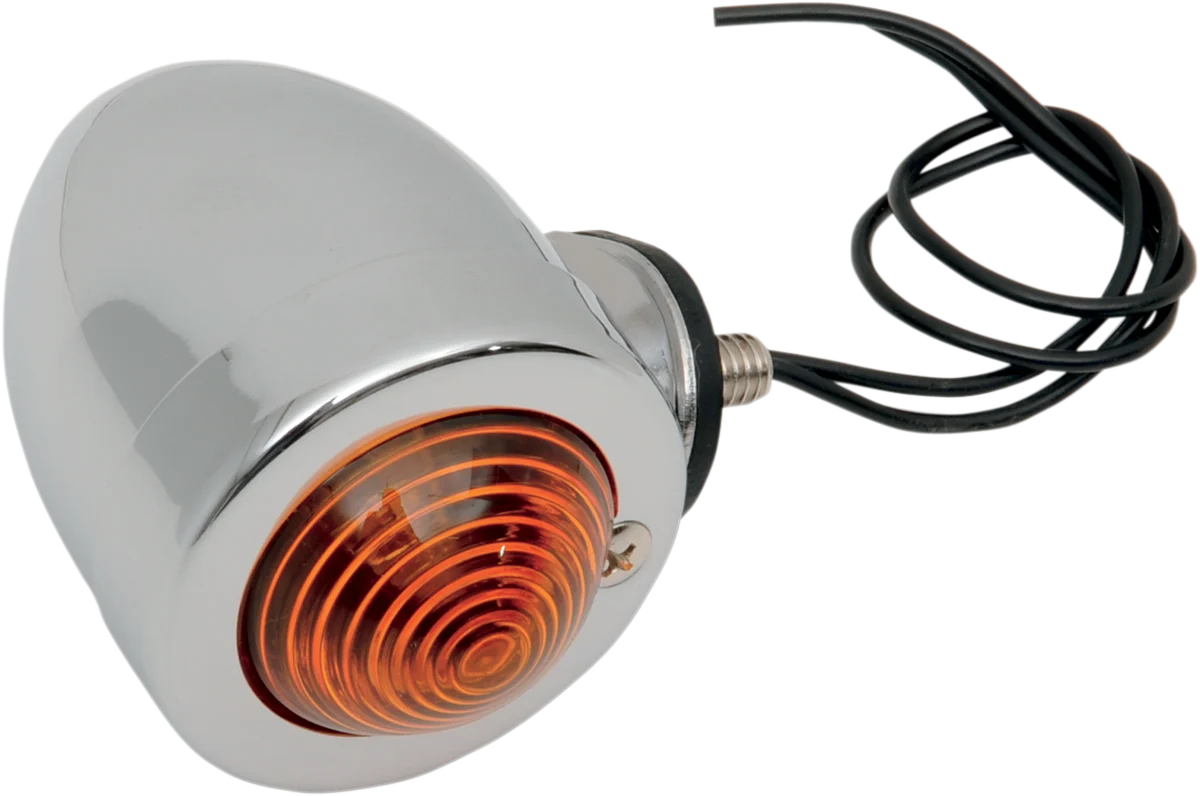 Carefully Designed DRAG SPECIALTIES Bullet Light with Mount - Dual Filament - Amber Lens 162052-BC207 Top-Quality