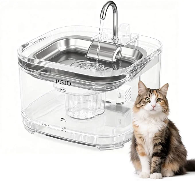 Exceptional Cat Water Fountain Corded 108oz 3.2L Pet Fountains for Cats Dog Indoor Automatic Waterer Bowls for Drinking Small Animal Water Dispenser Auto Kitty Watering SuppliesAbout ThisOverview Consistent