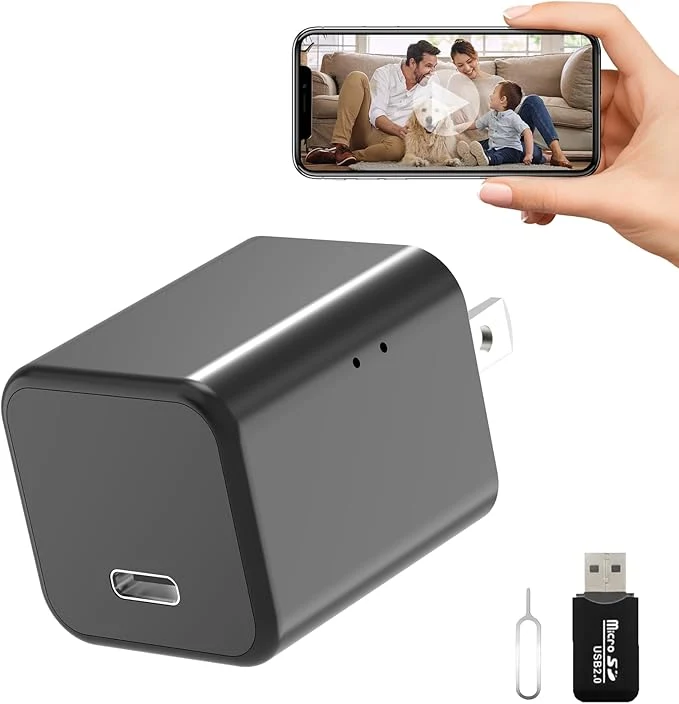 Relaxed 1080P Camera Charger with 2.4Ghz 5Ghz WiFi - Wireless Mini Camera for Pets Nanny - Time Monitoring - Small Nanny Cam for Indoor Home SecurityAbout ThisOverview Healthy