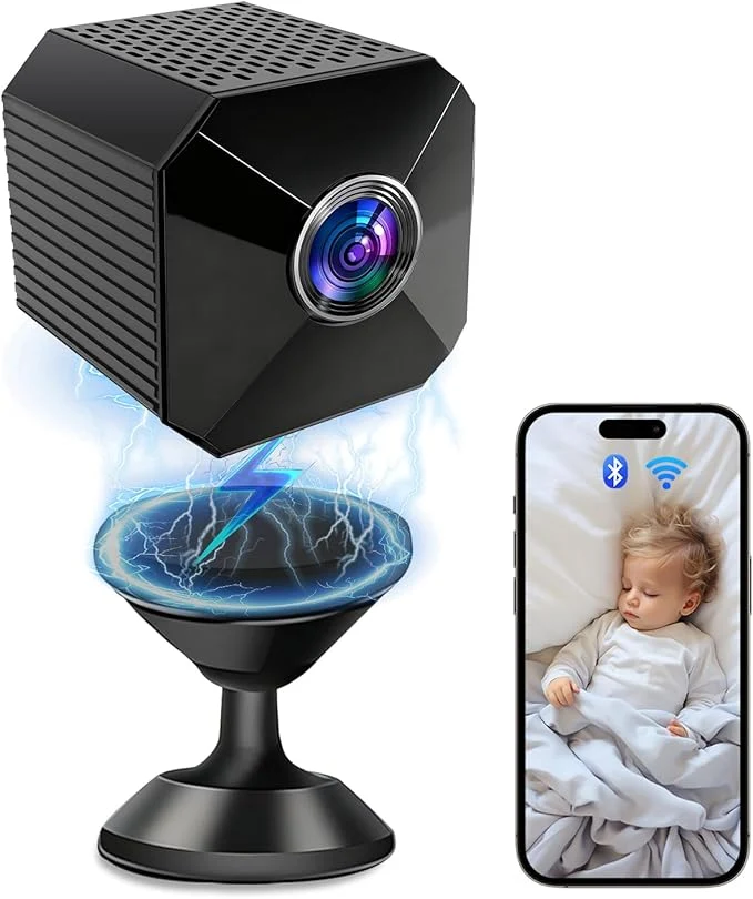 Verified Mini HD 4K Wireless Camera Portable Nanny Cam with Night Vision Motion Detection and Phone App Live View - Compact Security Pet Camera for Home Office 24 7 Cycle Save Video Cube About ThisOverview Fashionable