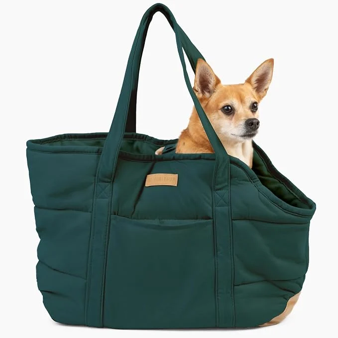 High-Performance Plush Dog Purse Carrier for Small Dogs Soft Dog Tote Bag Minimalist