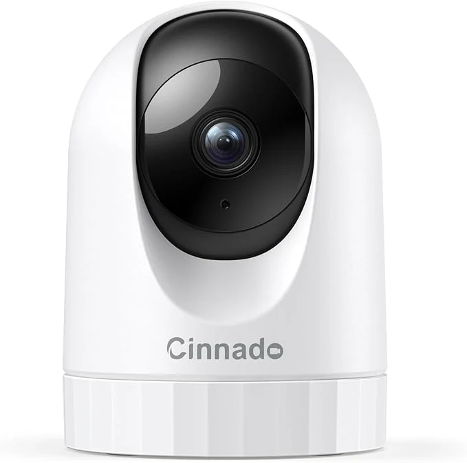 Reusable Cinnado Security Camera Indoor-2K 360° WiFi Cameras for Home Security，Pet Dog Baby Camera with Phone app 2-Way Audio Night Vision 24 7 SD Card Storage Works with Alexa Google Home 2.4Ghz -D1About ThisOverview Carefully Designed