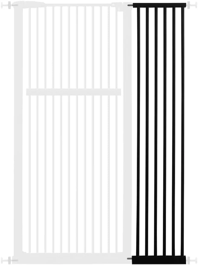 Optimized Lumizone Extra Tall Pet Gate 55.12 High Pressure Mounted 12.60 Wide Extension Expertly Made