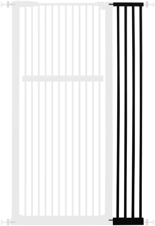 Fast Lumizone Extra Tall Pet Gate 55.12 High Pressure Mounted 8.27 Wide Extension Breathable