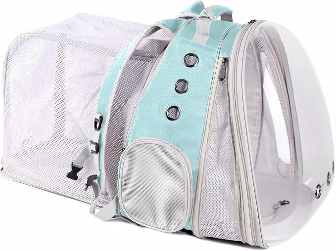 Unique Dual Extension Pet Backpack Carrier Sophisticated