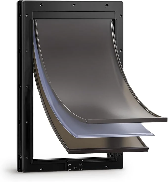 Comfortable XL Dog Door for Door Rust Plastic Extra Large Doggy Door for Interior Refined