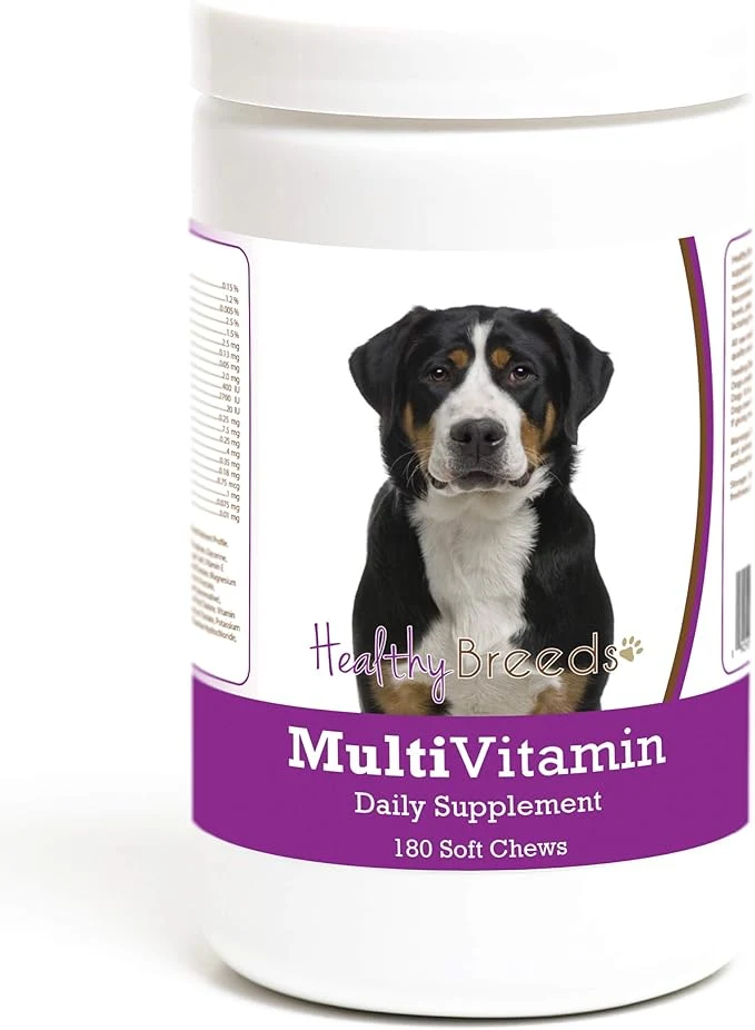 Healthy Breeds Greater Swiss Mountain Dog Multivitamin Soft Chew for Dogs 180 CountAbout ThisOverview Responsible
