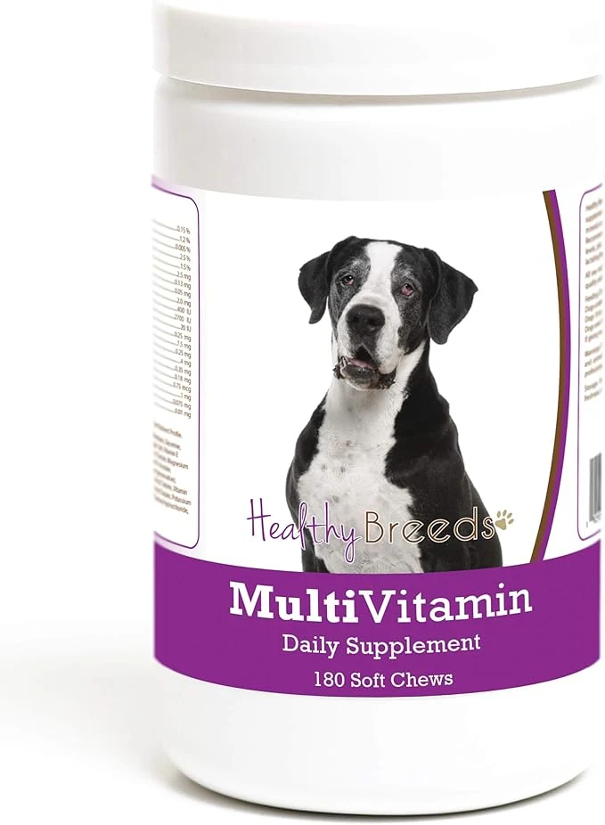 Certified Healthy Breeds Great Dane Multivitamin Soft Chew for Dogs 180 CountAbout ThisOverview Verified