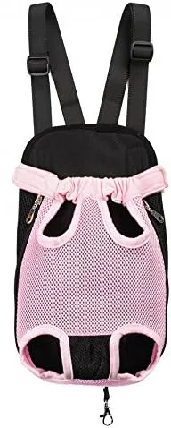 Original Pet Dog Puppy Cat Carrier Five Holes Backpack Double Shoulder Straps Mesh Front Convenient