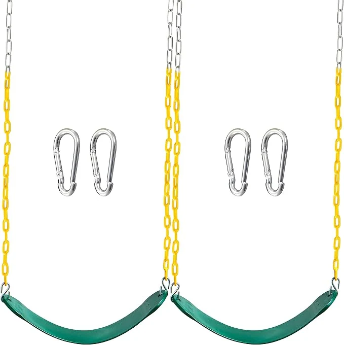 Premium Material TURFEE 2 Pack Green Swing Seats Heavy Duty Excellent