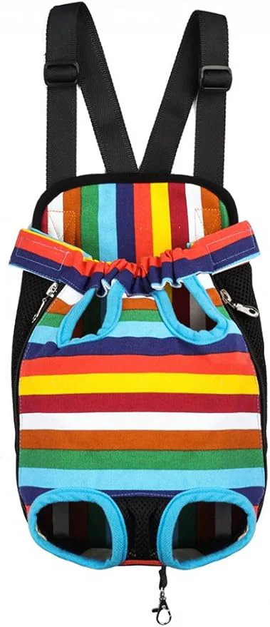 Fast Pet Dog Puppy Cat Carrier Five Holes Backpack Double Shoulder Straps Canvas Powerful