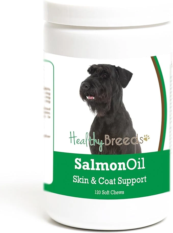 Advanced Healthy Breeds Giant Schnauzer Salmon Oil Soft Chews 120 CountAbout This Superior