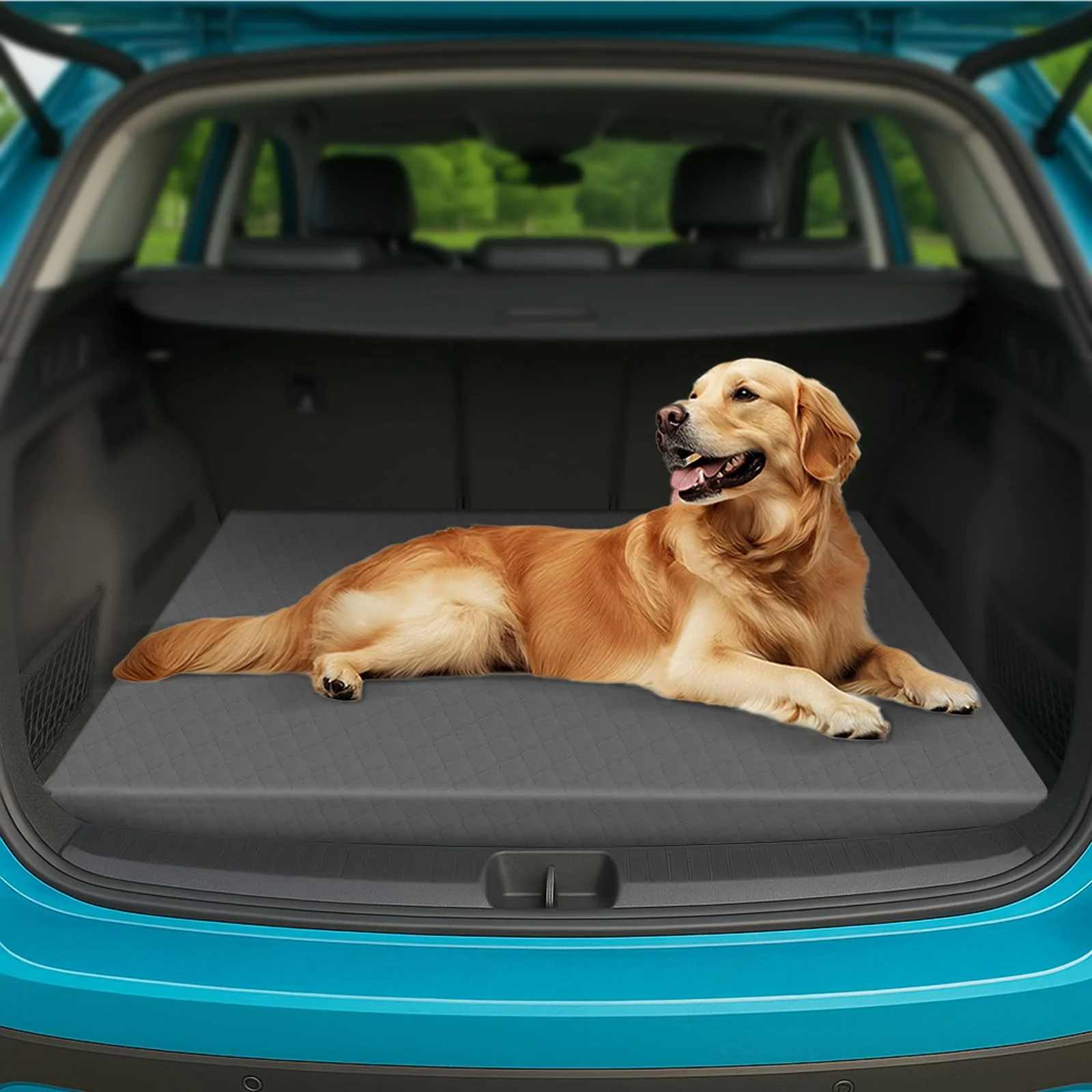 Casual ESCRODOI Car Dog Bed for Trunk Non-Slip SUV Cargo Liner with Supportive Foam Convenient