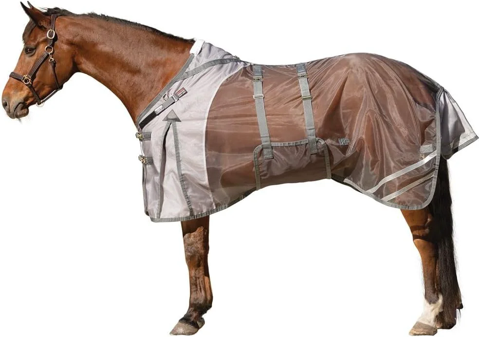 Next-Generation Schneiders Mosquito Mesh II Adjusta-Fit Horse Fly Sheets Insect UV Protection for Horses Durable 350D Mesh Reflective Safety Stripes Environmentally Friendly