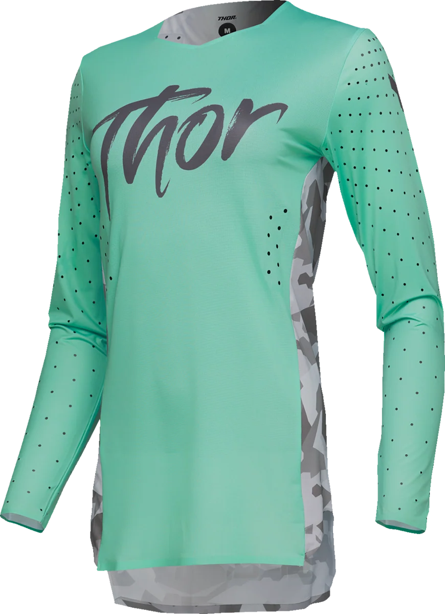 World-Class THOR Women's SPORTMODE Shadow Jersey - Teal - XS 2911-0320 Environmentally Friendly