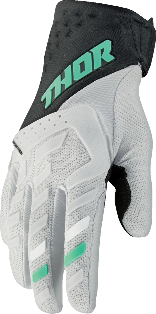 Recyclable THOR Women's Spectrum Gloves - Black Mint - Large 3331-0270 Certified