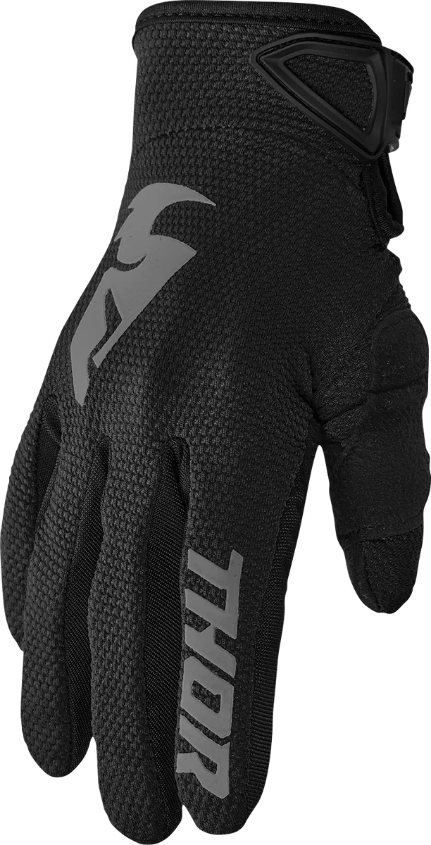 Professional THOR Women's Sector Gloves - Black Gray - Large 3331-0240 Recyclable