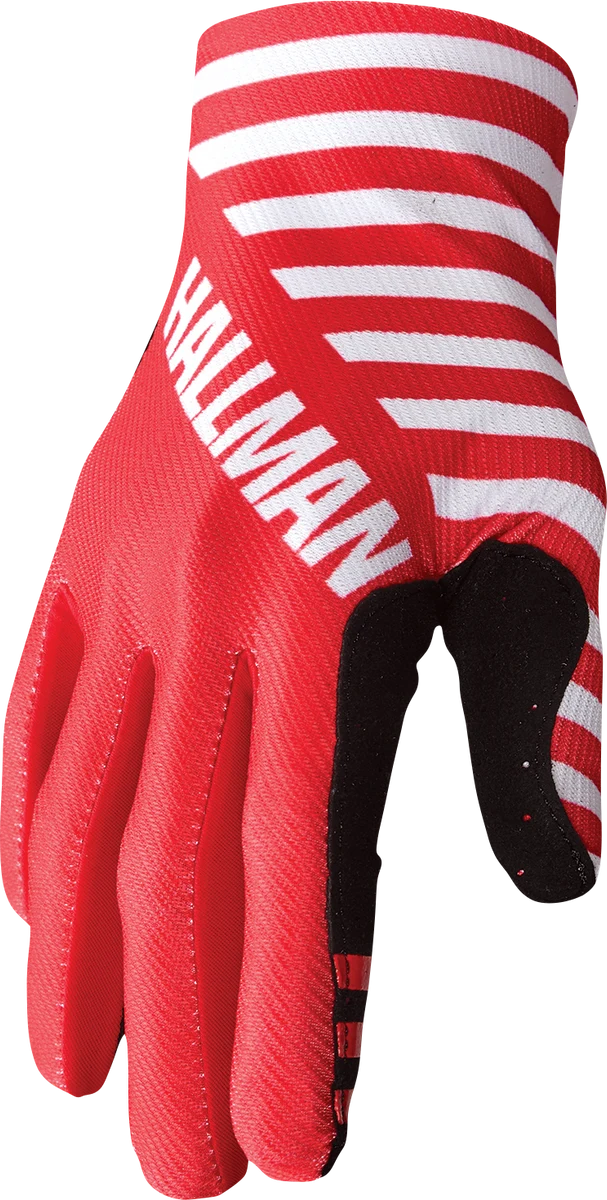 Convenient THOR Mainstay Gloves - Slice - White Red - XL 3330-7295 Detailed