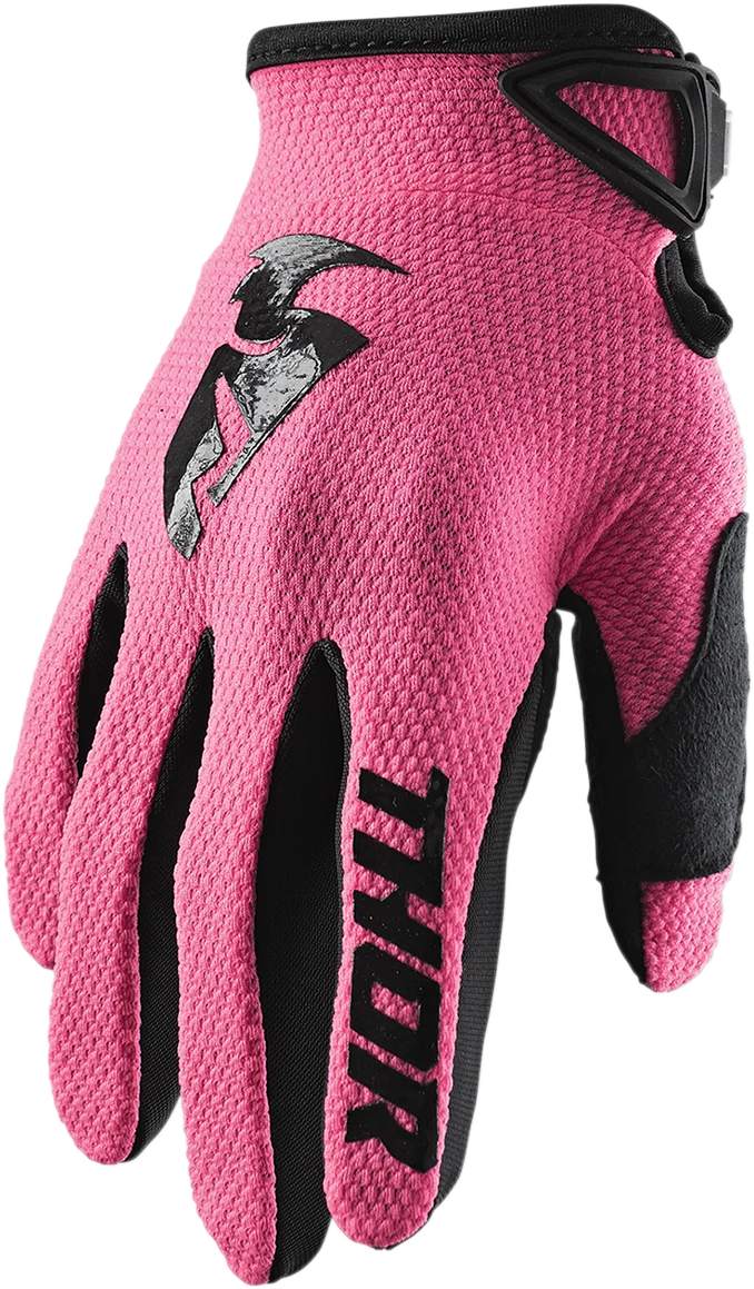 Selected THOR Women's Sector Gloves - Pink Black - Small 3331-0187 Practical