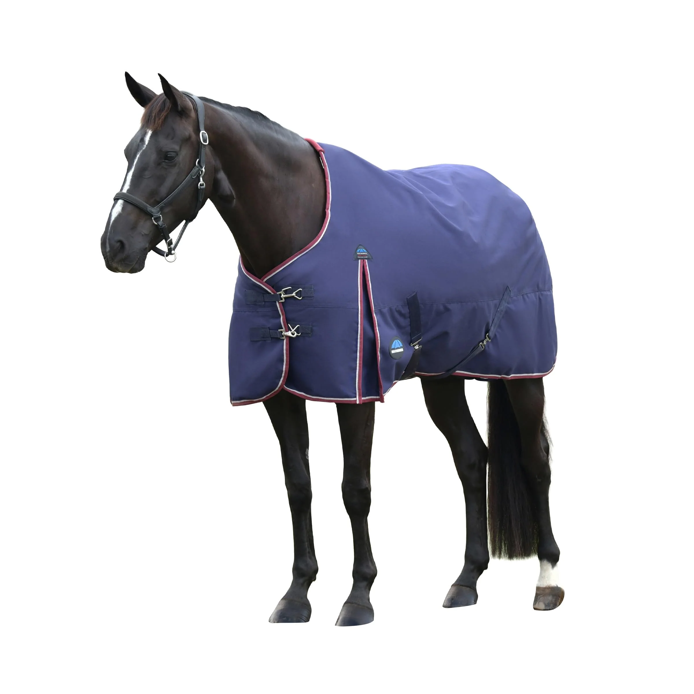 World-Class WeatherBeeta ComFiTec Essential Turnout 220g – Navy Burgundy – 72 Crafted