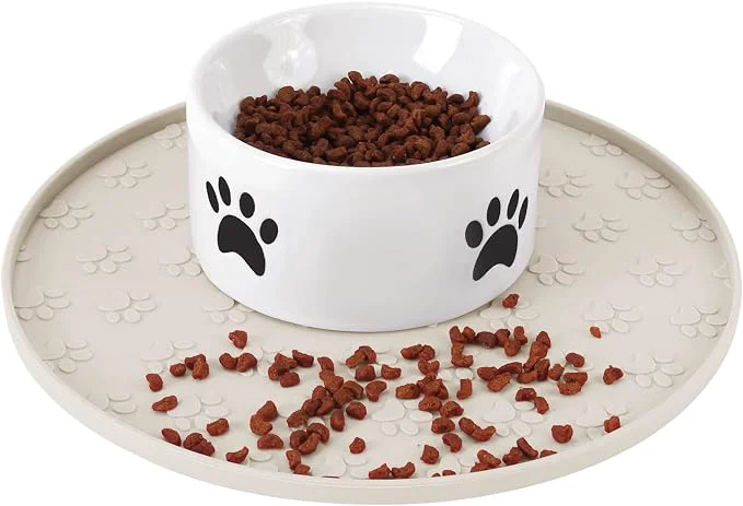 Casual Silicone Pet Food Mat Practical