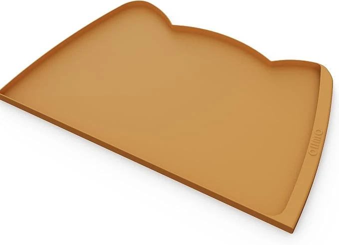Fast OHMO Dog Food Mat w Residue Collection Pocket Silicone Pet Feeding Mat Top-Quality