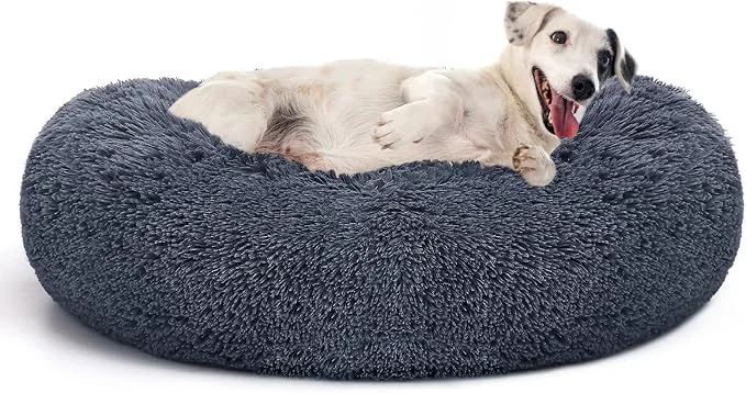 Effective MIXJOY Orthopedic Dog Bed Comfortable Donut Cuddler Round Pet Beds Ultra Soft Consistent