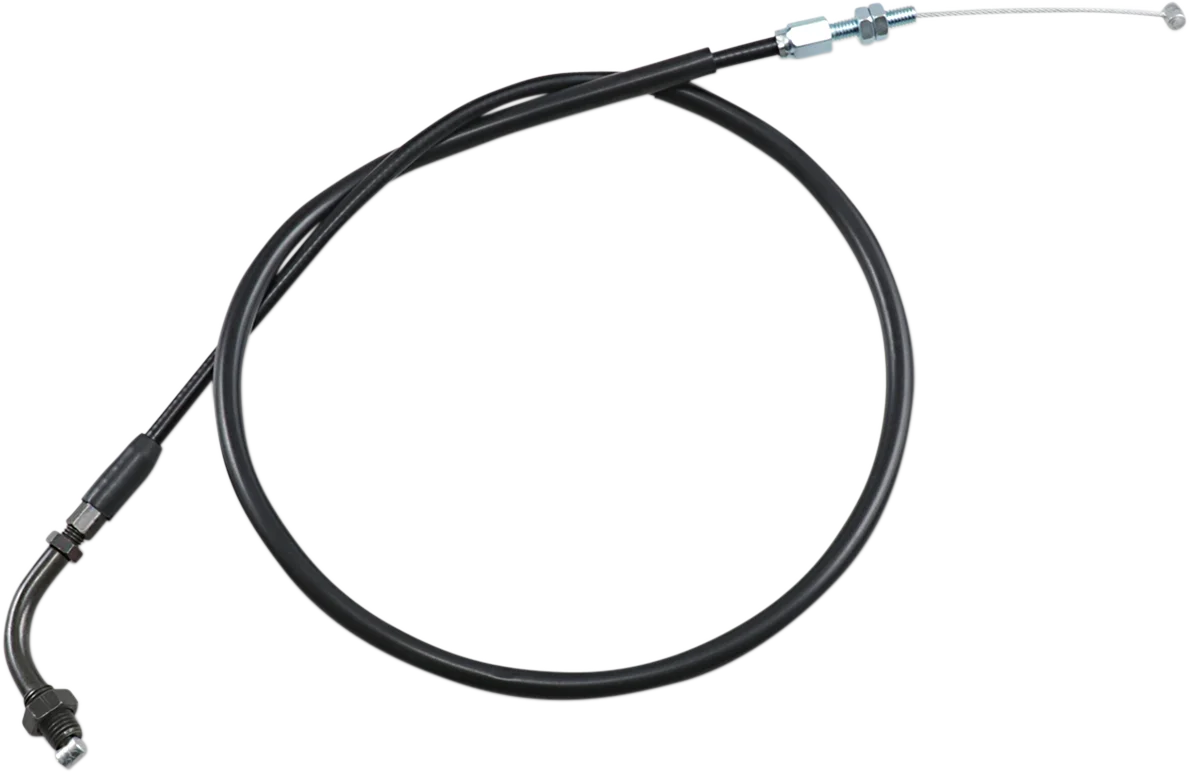 World-Class MOTION PRO Black Vinyl Throttle Cable - Pull - Universal 01-0233 Natural