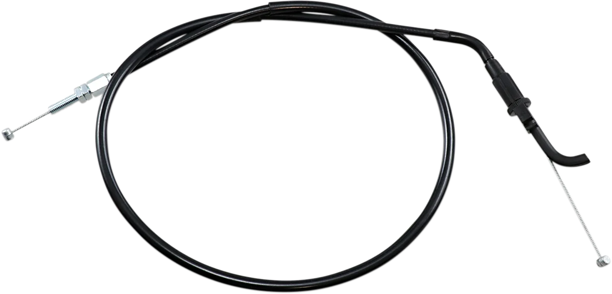 Powerful MOTION PRO Black Vinyl Throttle Cable - Pull - Kawasaki 03-0295 Minimalist