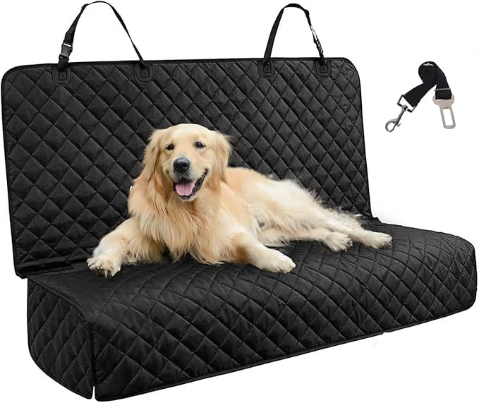 Green Dog Car Seat Cover for Back Seat Waterproof Bench Seat Cover Protector Nonslip Durable Soft Pet Dog Back Seat Cover for Car Truck SUV Black About ThisOverview Original Design