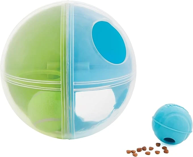 Genuine Outward Hound by Nina Ottosson A-Maze Ball Dog Treat Puzzle Ball Level 2 Intermediate 8.46 Diameter GreenAbout This Functional