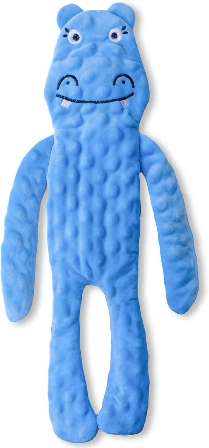 Authentic SHARLOVY No Stuffing Dog Toys Squeaky for Large Dogs Crinkle Puppy Teething Toys to Keep Them Busy Plush Interactive Doggie Long Lasting Chews for Aggressive ChewersAbout This Powerful
