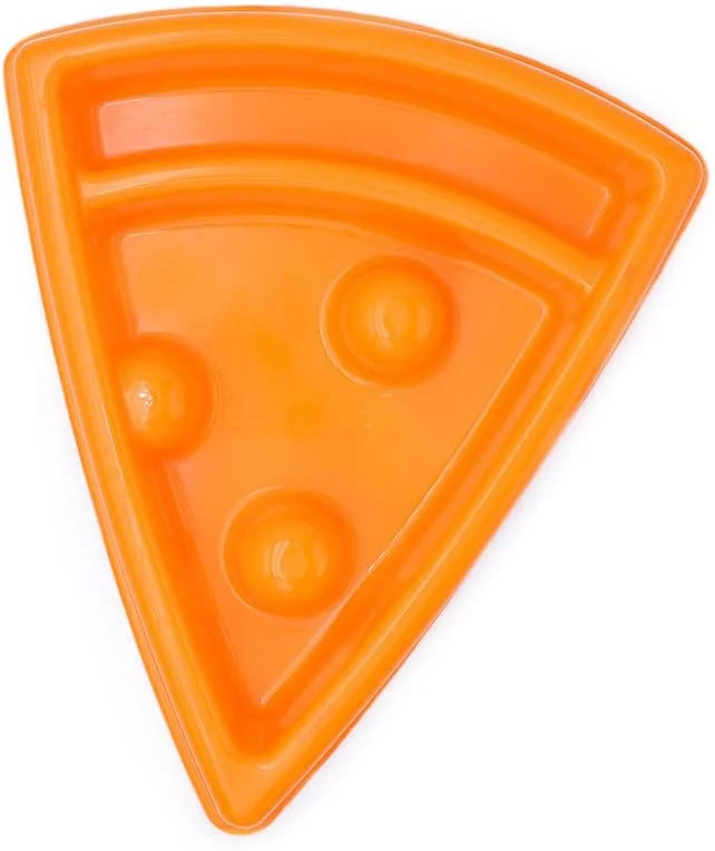 Expertly Made ZippyPaws - Happy Bowl - Slow Feeder Dog Bowl - Up to 10x Slower Eating - Dishwasher Safe Non Slip - PizzaAbout ThisOverview Efficient